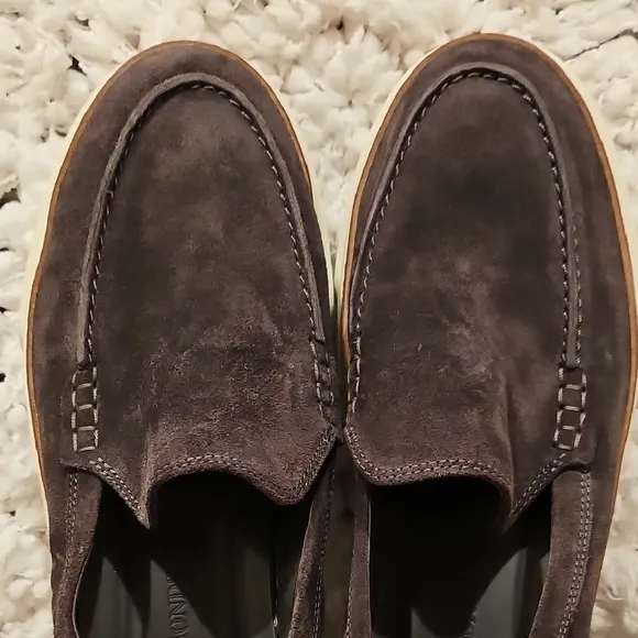 Allen Edmonds Suede Loafers with Rubber Sole