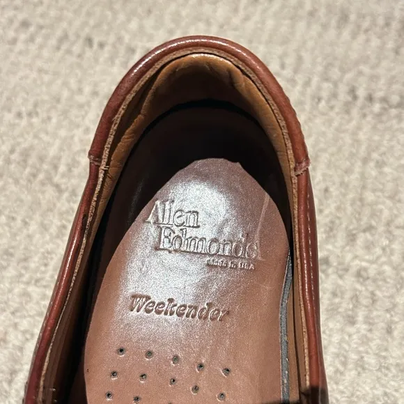 Allen Edmonds Weekender Brown Leather Loafers