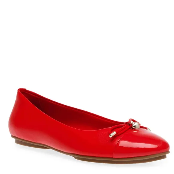 Anne Klein Luci Ballet Flats | Red | Size 7.5