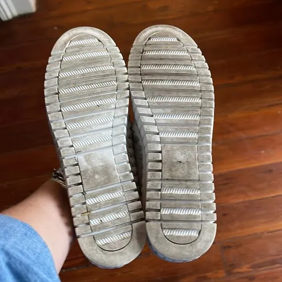 ANTHRO Silent D Howard soft leather comfort flat loafers sz 39