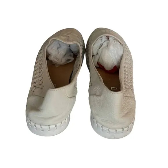 ANTHRO Silent D Howard soft leather comfort flat loafers sz 39