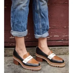 Anthropologie Bernardo Selma Heeled Loafers