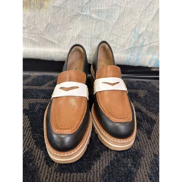 Anthropologie Bernardo Selma Heeled Loafers