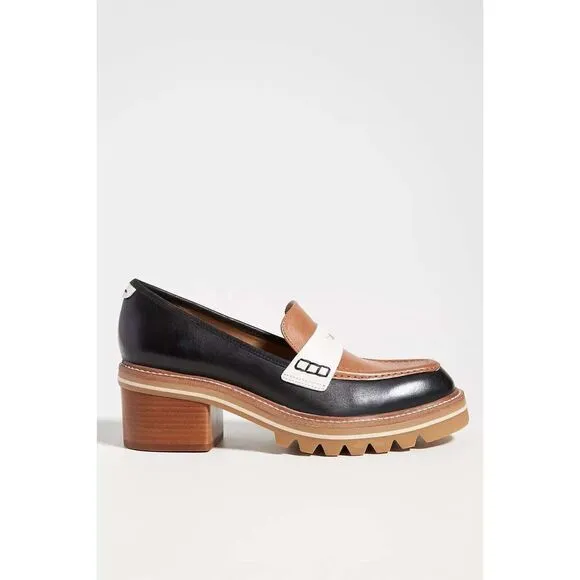 Anthropologie Bernardo Selma Heeled Loafers