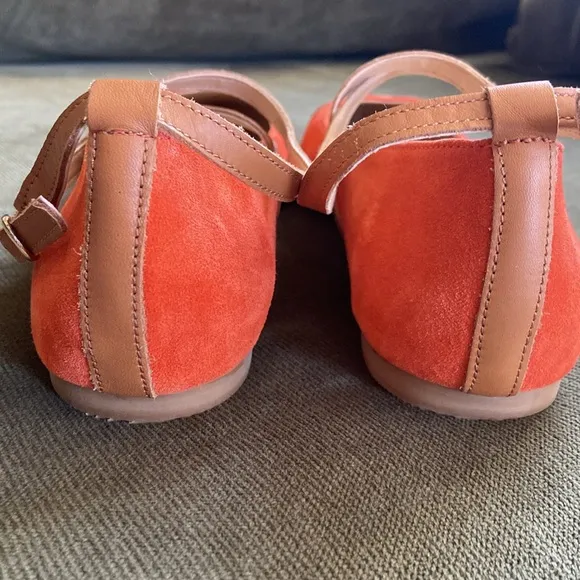 Anthropologie Seychelles Just The Beginning Colorblock Flats Women's Size 10