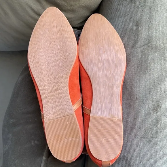Anthropologie Seychelles Just The Beginning Colorblock Flats Women's Size 10