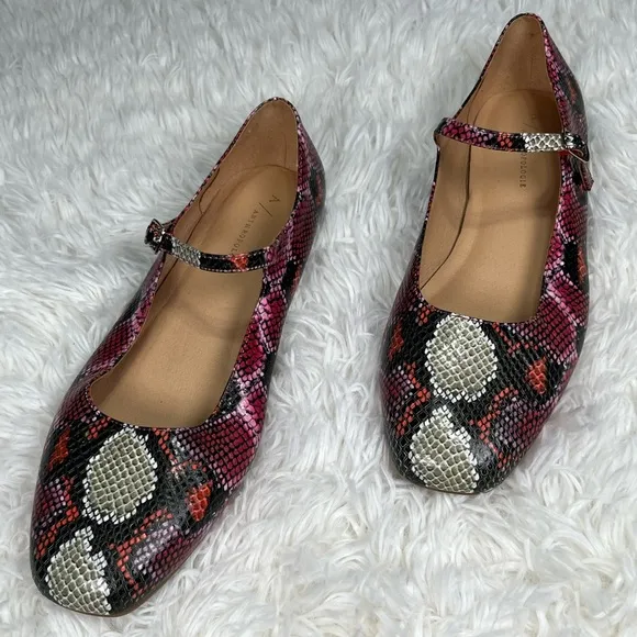 Anthropologie | Sylvie Mary Jane Flats