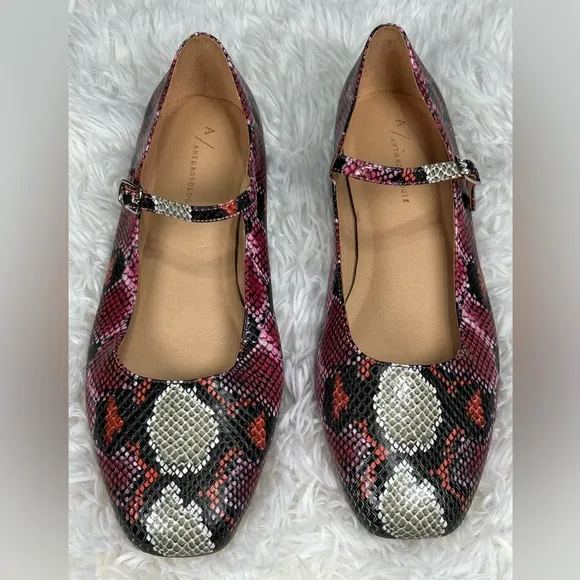 Anthropologie | Sylvie Mary Jane Flats