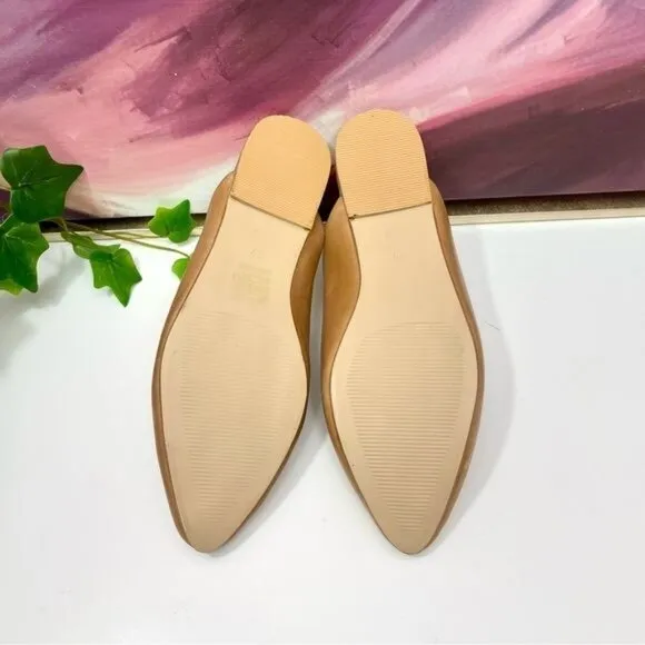 Anthropologie Western Mules in Honey Size EU 37 US 6