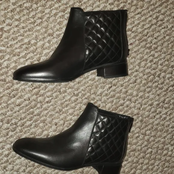 Aquatalia black made in Italy boots 5m