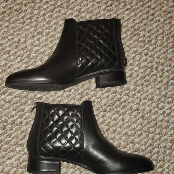 Aquatalia black made in Italy boots 5m