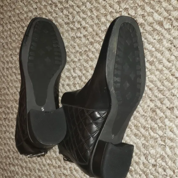 Aquatalia black made in Italy boots 5m