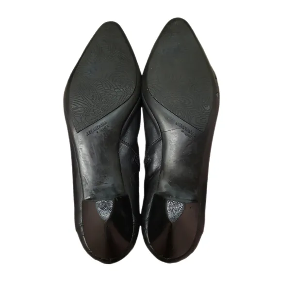 AQUATALIA | Vintage Black Quilted Leather Boots in Size US 10