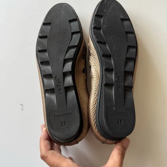 Arche Drick Slip Ons Metallic Flats 39