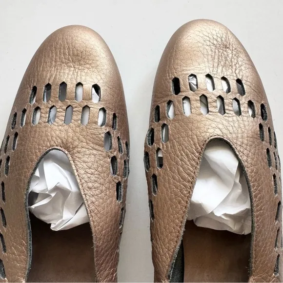 Arche Drick Slip Ons Metallic Flats 39