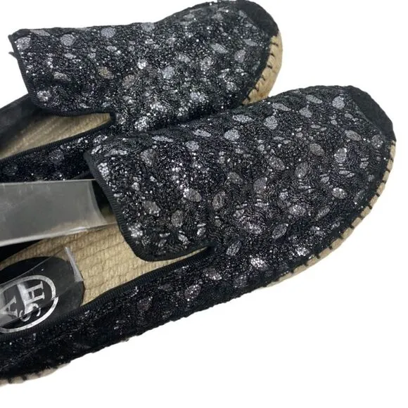 Ash XEM Espadrilles Black &amp; Piombo Sz 38