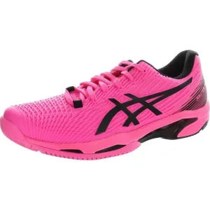Asics Mens Pink Lace-Up Casual And Fashion Sneakers New