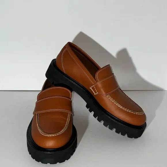 ATP Atelier Arechi platform brandy loafers 41=11