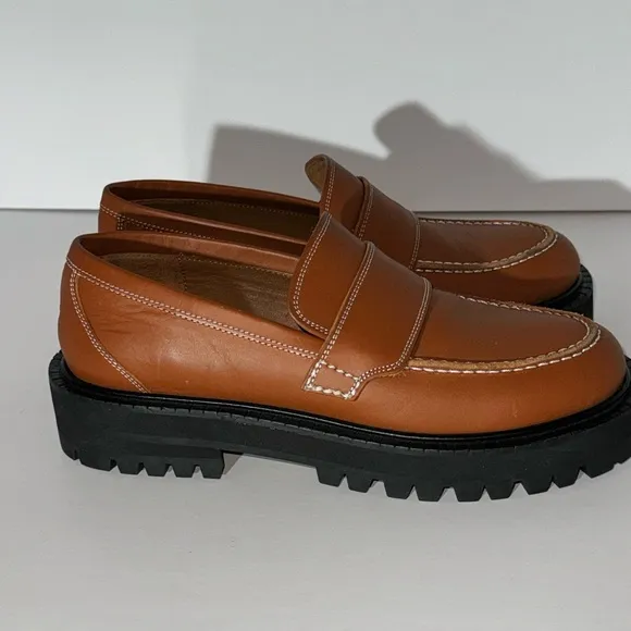 ATP Atelier Arechi platform brandy loafers 41=11