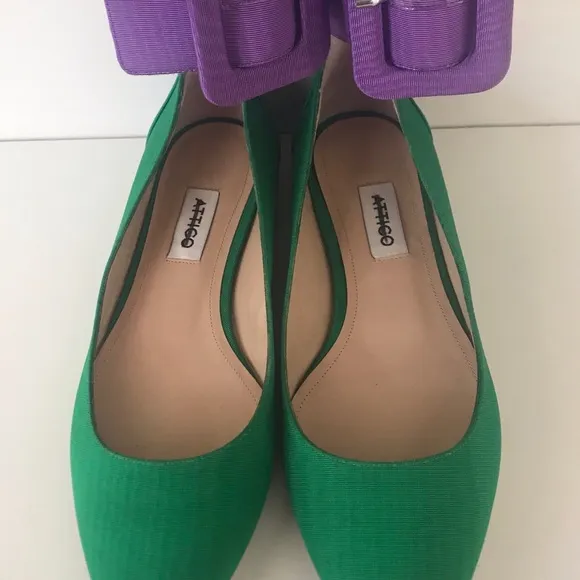 Attico Colorblock Ballet Flats
