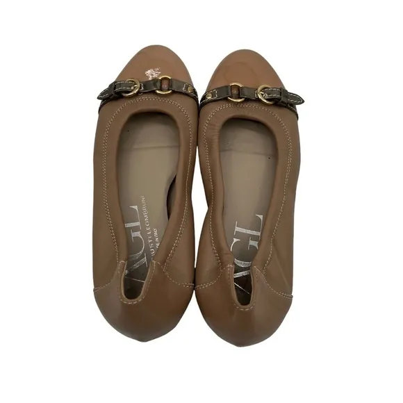 Attilio Giusti Leombruni AGL Monika Cap Toe Ballet Flats Size 36 Women's