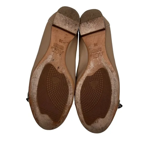 Attilio Giusti Leombruni AGL Monika Cap Toe Ballet Flats Size 36 Women's