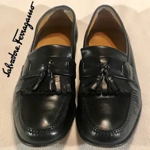 🎉Authentic Ferragamo Men’s VTG Tassel Kiltie Loafer