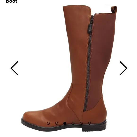 Baffin Stratford Waterproof Leather Knee High Boots Brown NEW