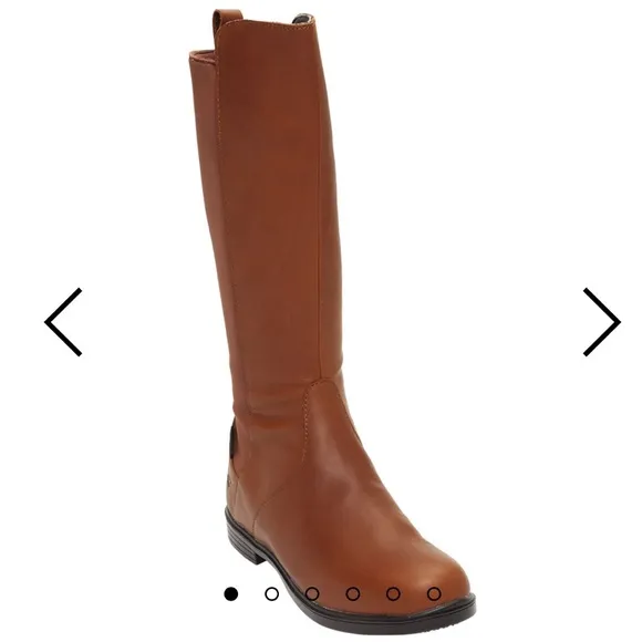 Baffin Stratford Waterproof Leather Knee High Boots Brown NEW