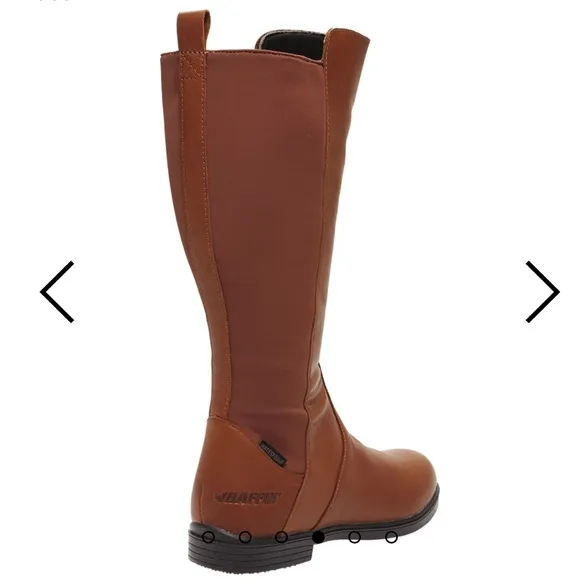 Baffin Stratford Waterproof Leather Knee High Boots Brown NEW