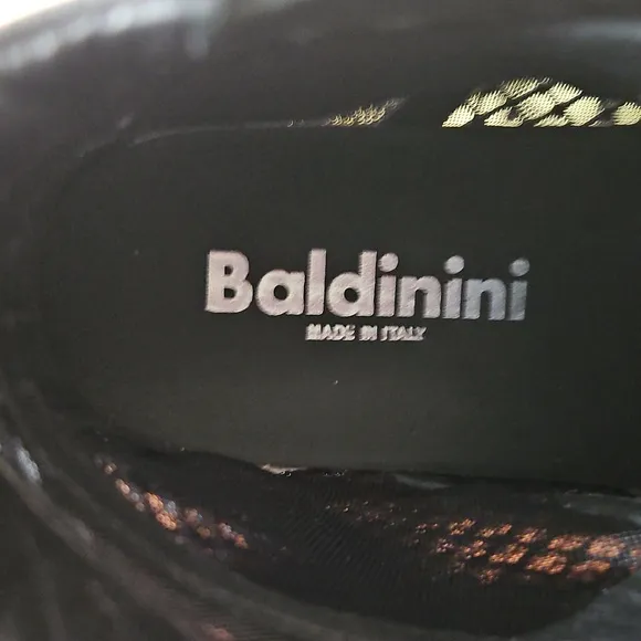 BALDININI 🇮🇹 WOMEN'S Nappa LEATHER   Brilliant FASHION SNEAKERS new 36 1/2
