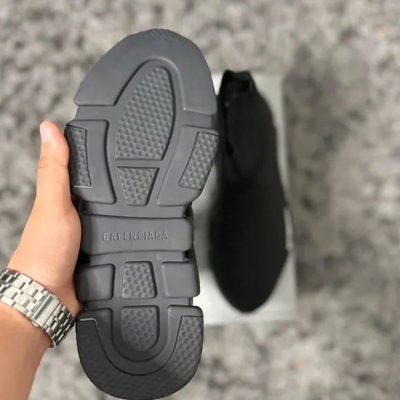 Balenciaga Black Sneakers Sleek Modern Design