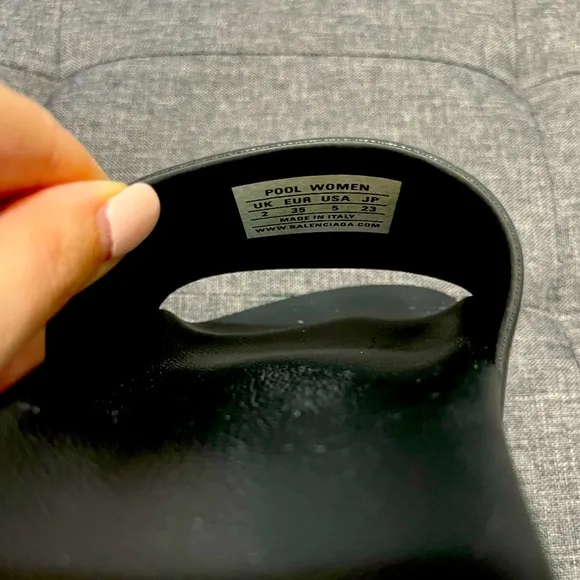 Balenciaga pool slides size 5 - AUTHENTIC
