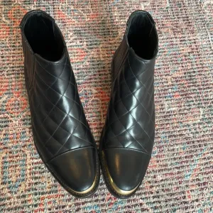 Balmain Quilted Boots size 9.5