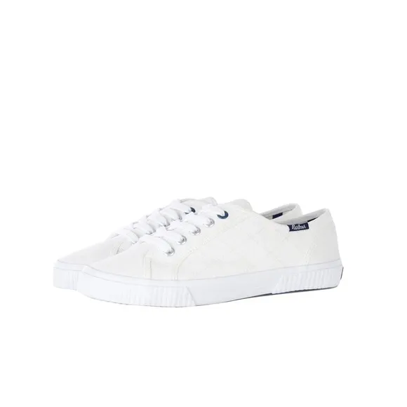 BARBOUR Hailey White Flat Casual and Fashion Sneakers