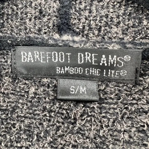 Barefoot Dreams Bamboo Cozychic Lite Calypso Wrap Cardigan 436 Gray Sweater