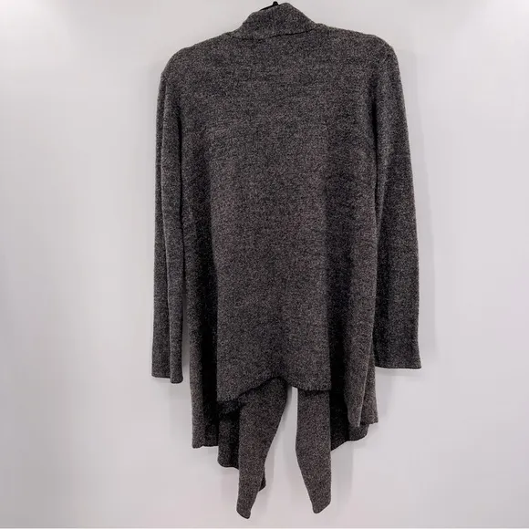 Barefoot Dreams Bamboo Cozychic Lite Calypso Wrap Cardigan 436 Gray Sweater