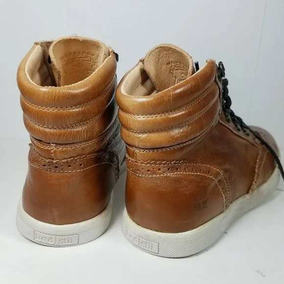 Bed Stu mens sneakers boots Tan Rustic Lace up