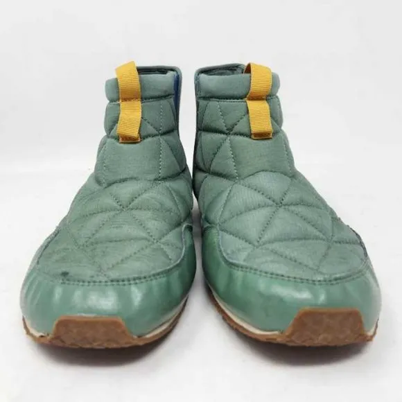 Big kids 4 Teva Reember Mid teal quilted boots shoes