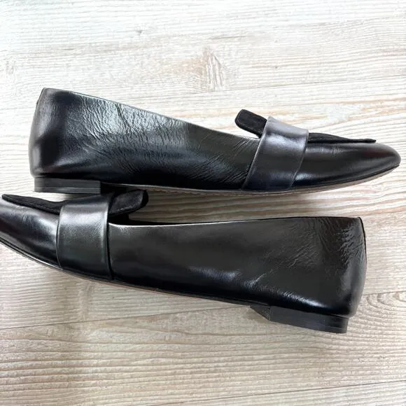 Birdies The Blackbird Timeless Black Leather Loafer | Size 9.5