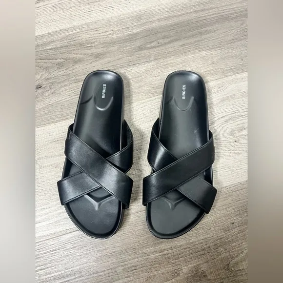 Birdies Women's Black Slide Sandals Sz 9