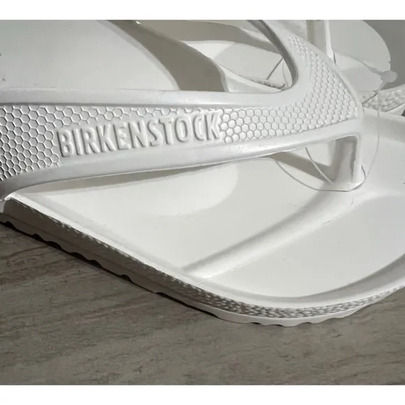 Birkenstock Honolulu EVA White Slip On Rubber Sandals Slides Men's 8 Wom…