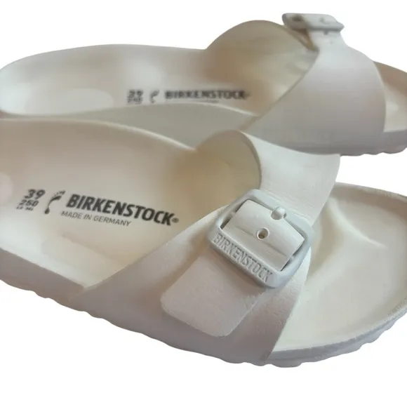 BIRKENSTOCK Madrid EVA Women Slip On Sandal Flip Flop White Lightweight Shoe