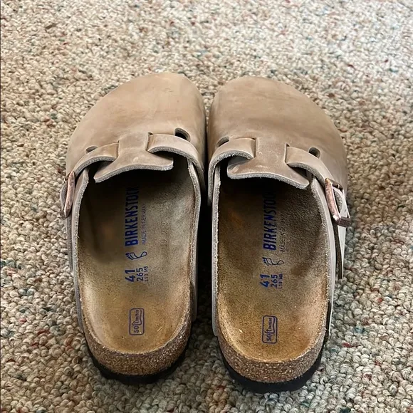 Birkenstock Tan Loafers Slip-On Comfort