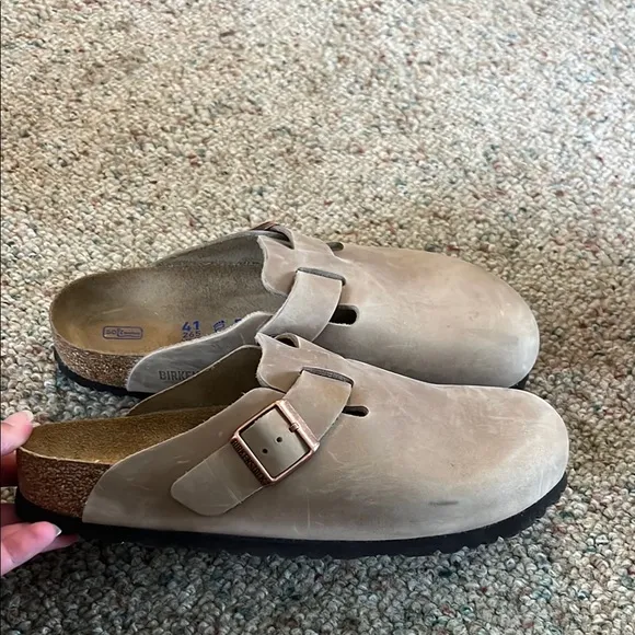 Birkenstock Tan Loafers Slip-On Comfort