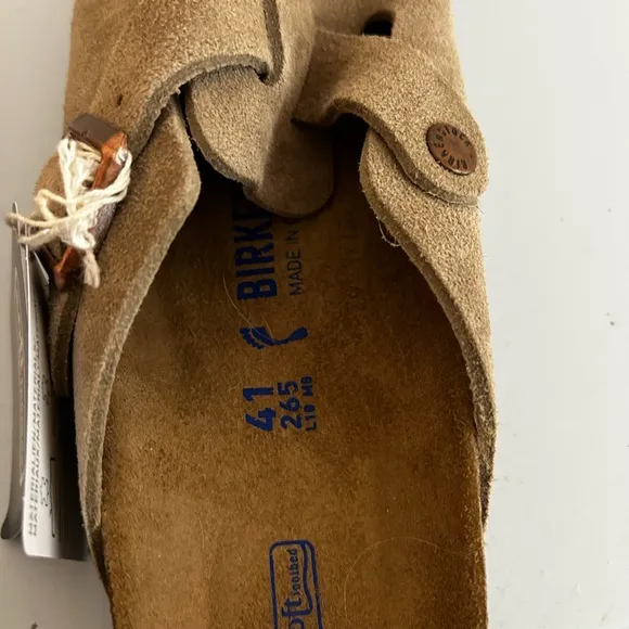 Birkenstock Tan Loafers Slip-Ons Comfort Shoes