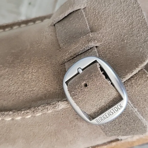 Birkenstock Tan Loafers Slip-Ons with Adjustable Strap