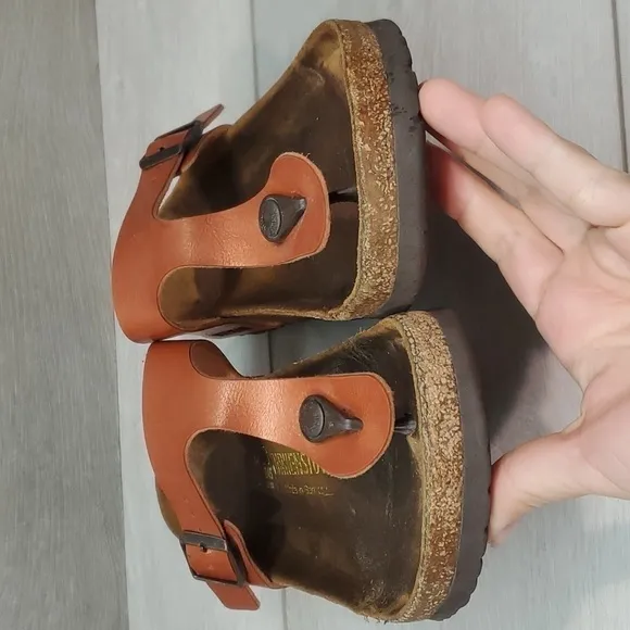 Birkenstock Women Gizeh T Strap Sandals Flats shoes sz 38/7