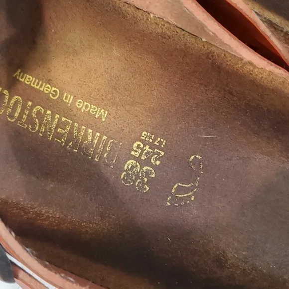 Birkenstock Women Gizeh T Strap Sandals Flats shoes sz 38/7