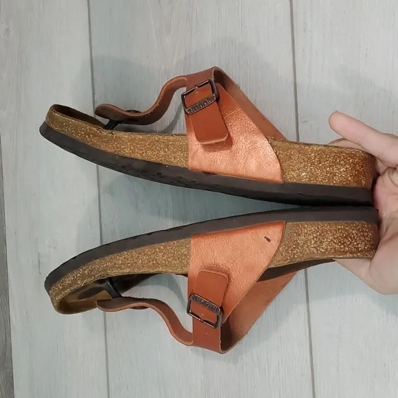 Birkenstock Women Gizeh T Strap Sandals Flats shoes sz 38/7